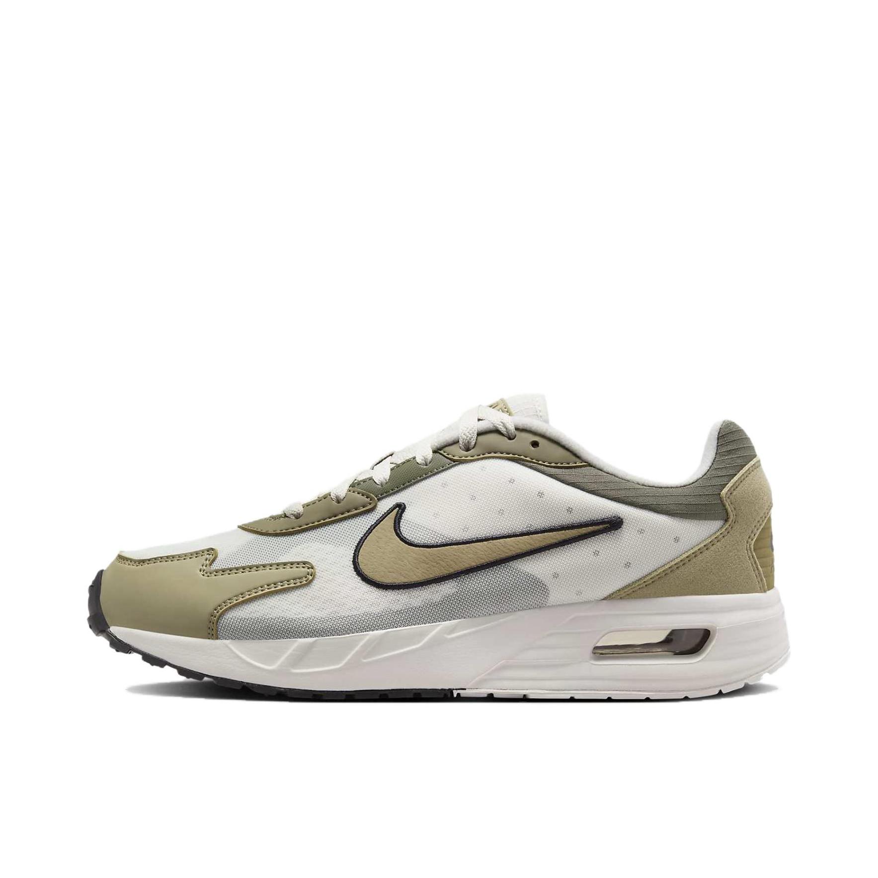 推荐商品：Nike Air Max Solo 运动休闲鞋 训练舒适轻便网面透气缓震耐磨支撑复古抓地 绿色/白色