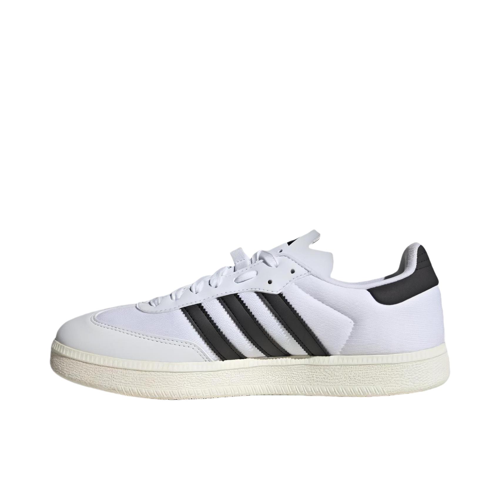 推荐商品：adidas Velosamba T头鞋 德训鞋 训练鞋 防滑耐磨轻便舒适运动 深黑/白色   