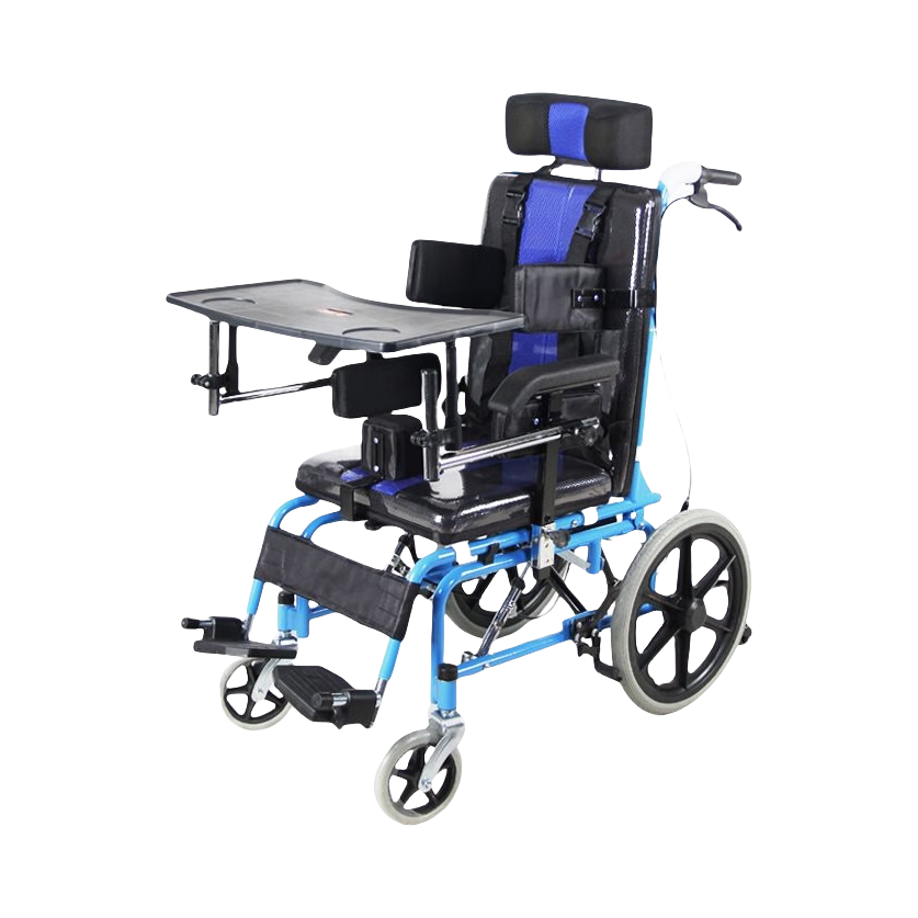 推荐商品：三三八 高靠背折叠款 手动轮椅 儿童专用 优质面料舒适透气轻便折叠