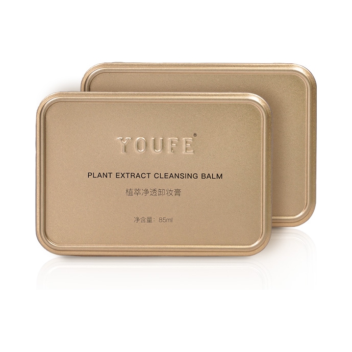推荐商品：youfe 小金砖植萃净透卸妆膏 水油温和眼唇脸三合一清洁快乳化