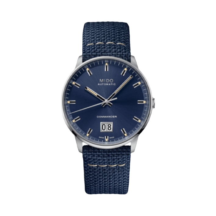 推荐商品：【100周年纪念日款】MIDO/美度 Commander指挥官系列 42mm 百周年纪念日款涂层钢带大表盘大日历日显防水全自动机械男士手表