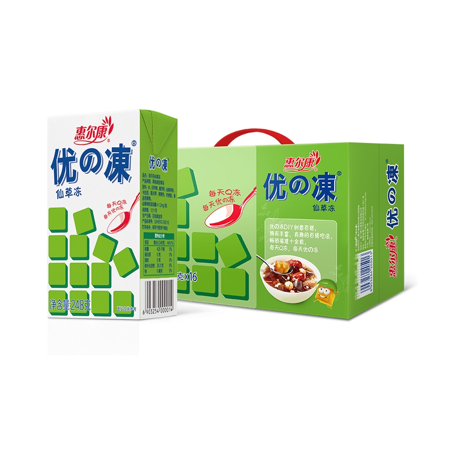 推荐商品：惠尔康 优的冻仙草冻 盒装