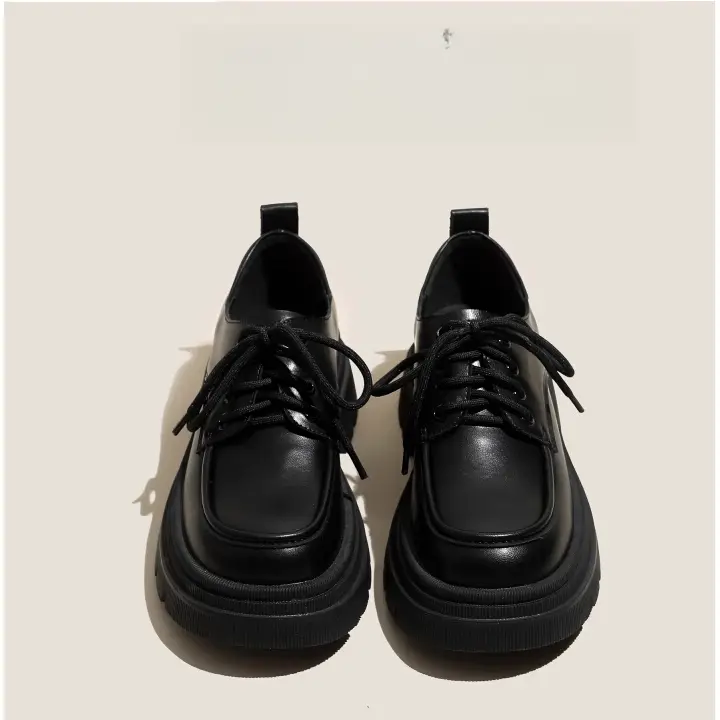 推荐商品：英伦风 松糕 厚底 玛丽珍 单鞋  哑光/黑色