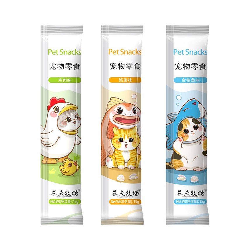 推荐商品：农夫牧场 全价宠物零食猫条营养增肥