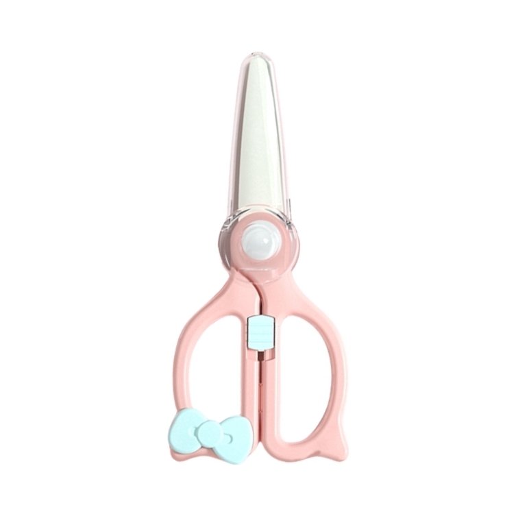 推荐商品：albo 宝宝蝴蝶结陶瓷辅食剪刀