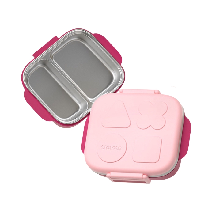 推荐商品：奥克兔兔/octoto 儿童外出不锈钢分格餐盒