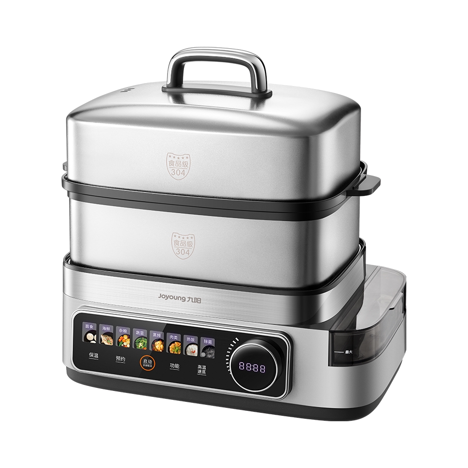 推荐商品：Joyoung/九阳 GZ01 电蒸锅 速蒸 超高温 蒸螃蟹 可视 机身 全钢 炖蒸煮 高温速热 锁鲜 自动断电