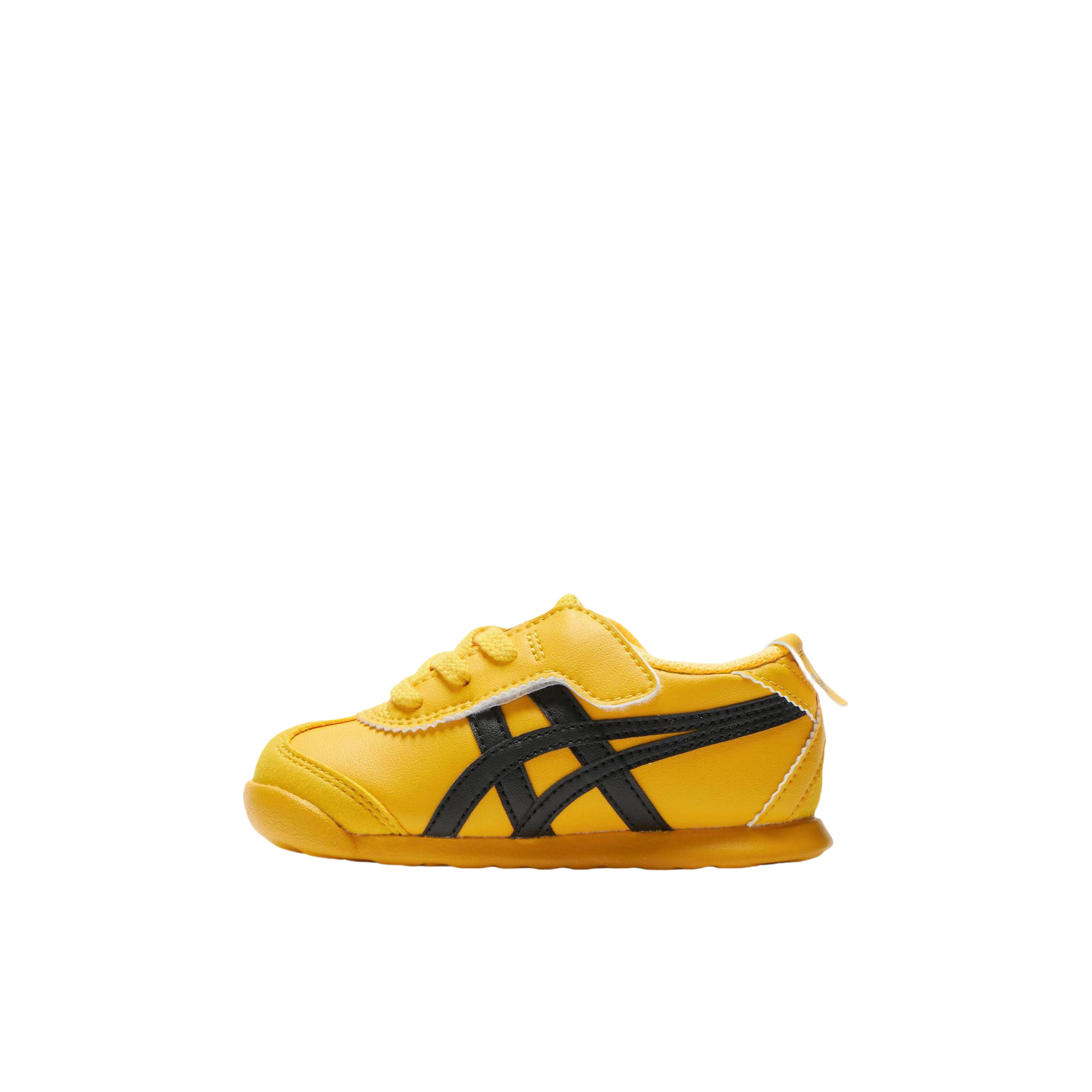 推荐商品：Onitsuka Tiger Mexico 66 轻便 德训鞋 透气 运动鞋儿童 婴童/黑色/黄色 