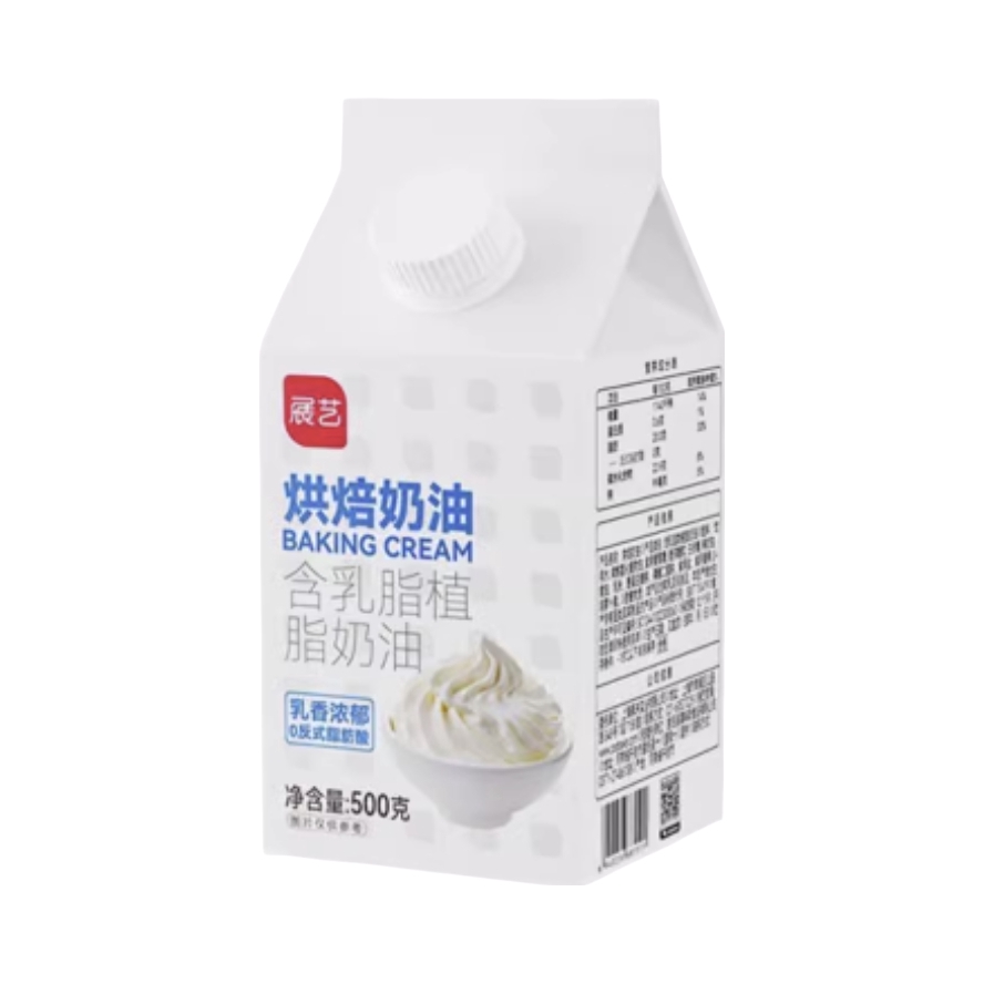 推荐商品：ART EXHIBITION/展艺欧澜 含乳脂植脂 烘焙奶油 盒装