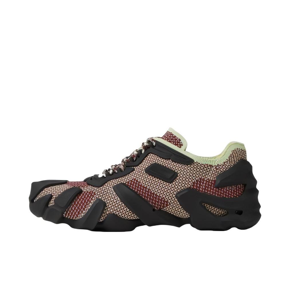 推荐商品：Bottega Veneta/葆蝶家 Flex 系带 圆头 运动休闲鞋 水洗柠檬黄色/樱桃红色/黑色 
