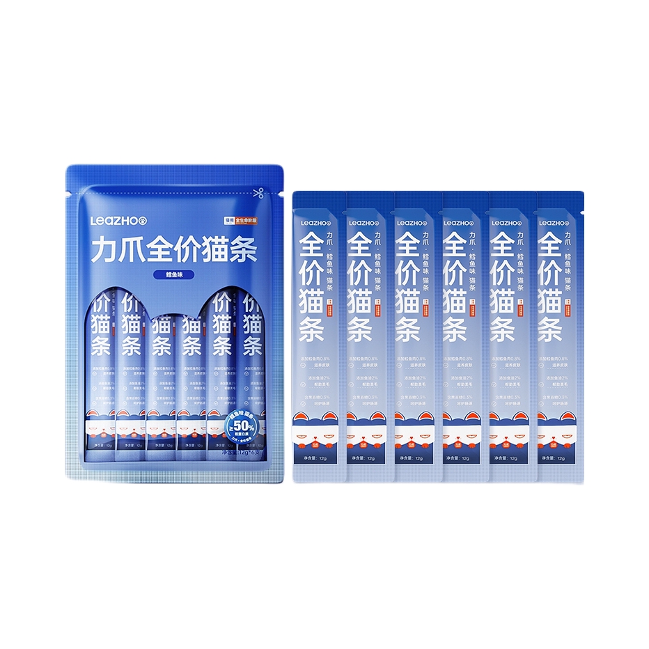 推荐商品：LEAZHOO/力爪 全价猫条增肥发腮