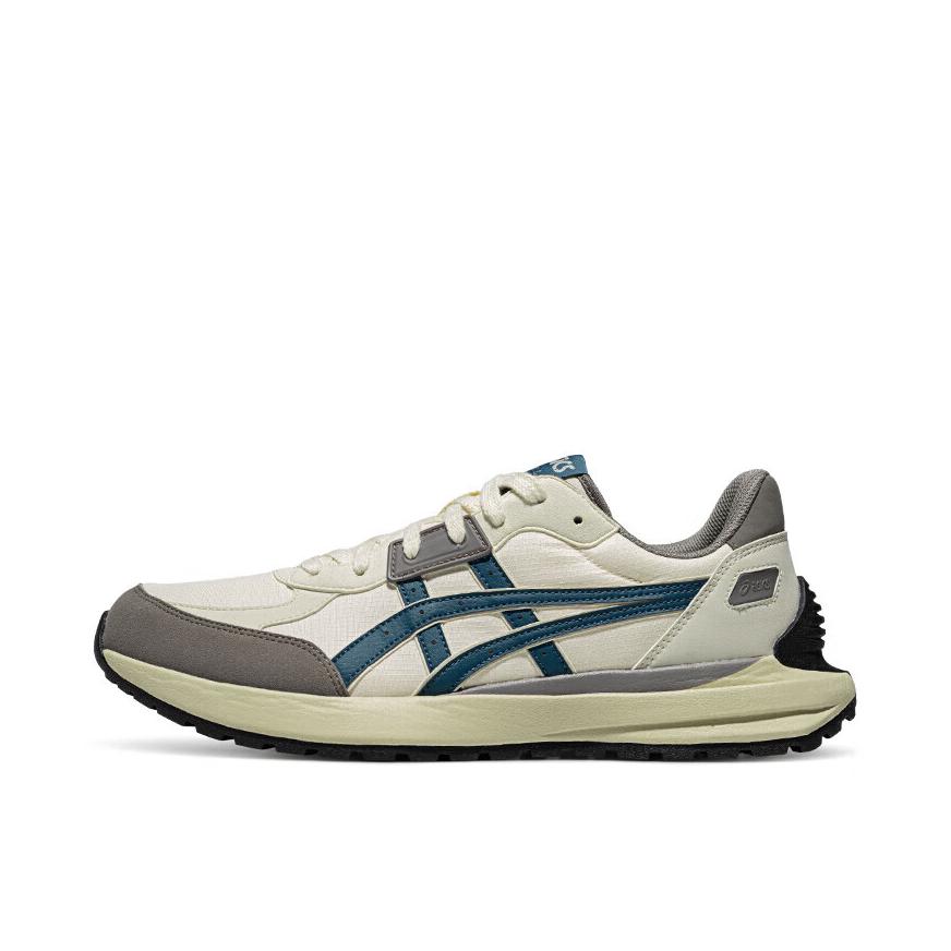 推荐商品：Asics/亚瑟士 Tarther Sc 2 防滑耐磨 舒适百搭 轻便透气 潮流复古 织物 合成革 运动休闲鞋 1203A313 米色/白色/蓝色