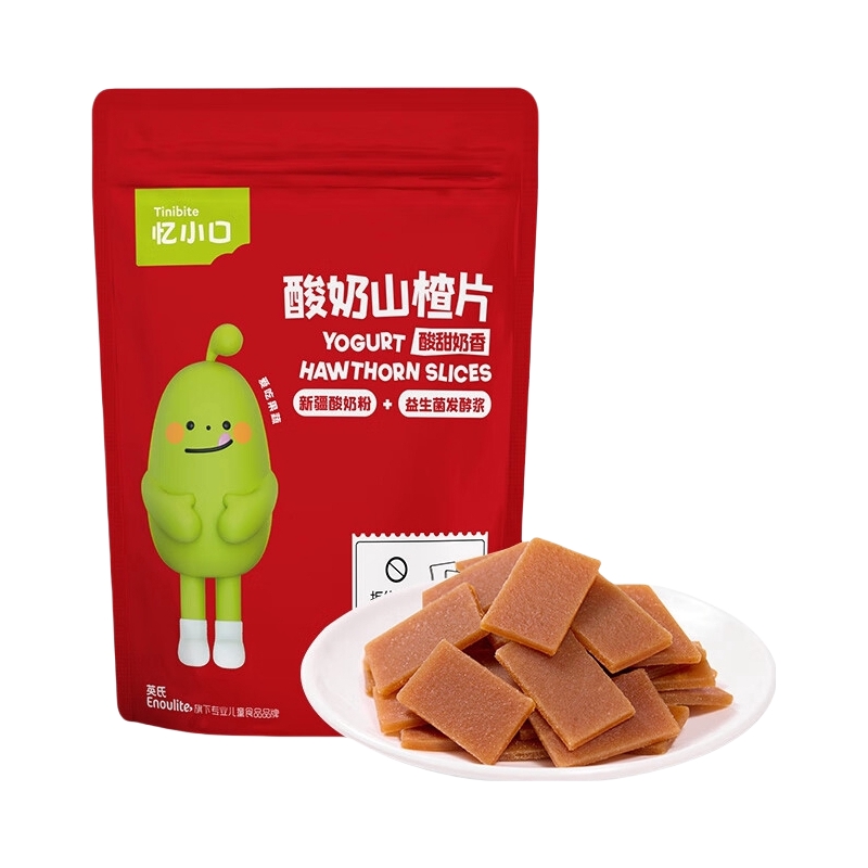 推荐商品：英氏忆格/Engnice 忆小口酸奶山楂片无添加白砂糖开胃