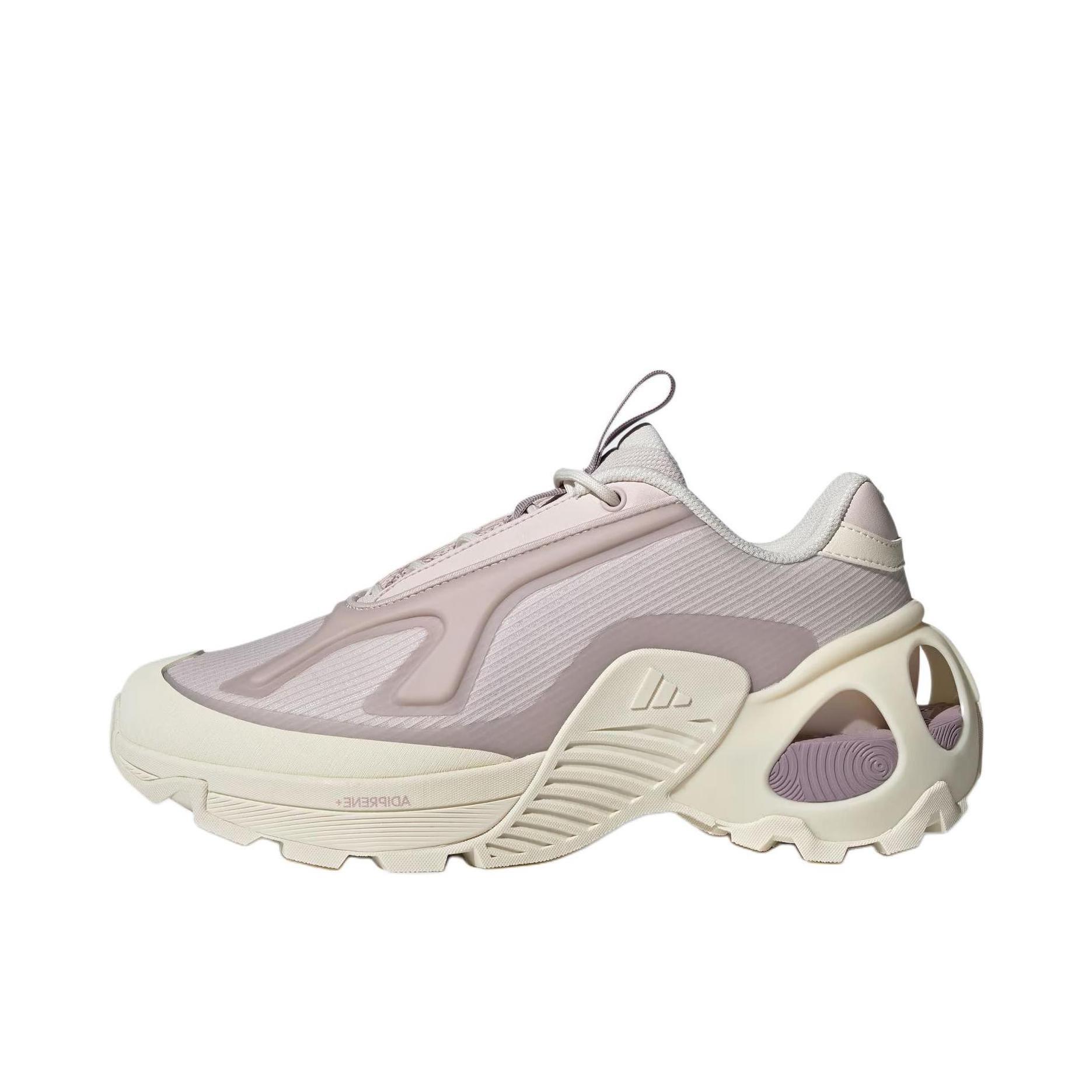 推荐商品：adidas Wonder Runner 跑鞋 轻机甲透气增高织物合成革长跑训练 粉色