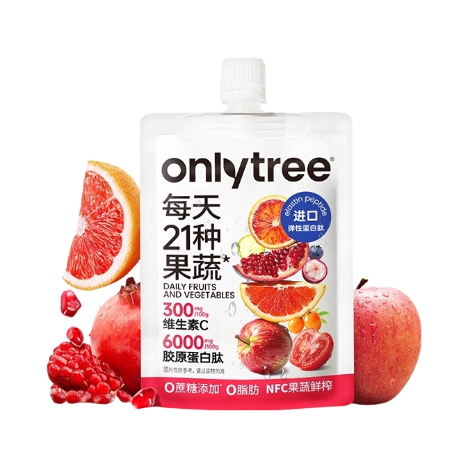 推荐商品：onlytree 21果蔬液体沙拉 袋装