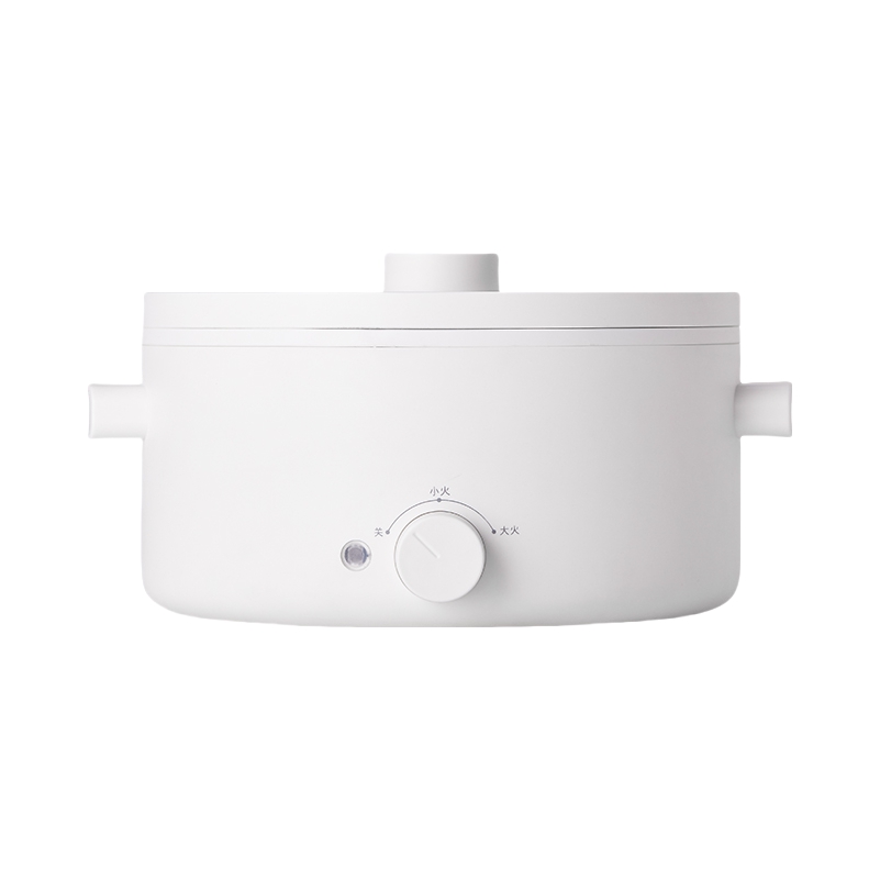 推荐商品：Olayks/欧莱克 OLK-01-06 多功能锅 2L 炒炸煎煮 轻油少烟 不粘不糊 自动断电 蒸煮一体 煮面 一人食 陶瓷釉