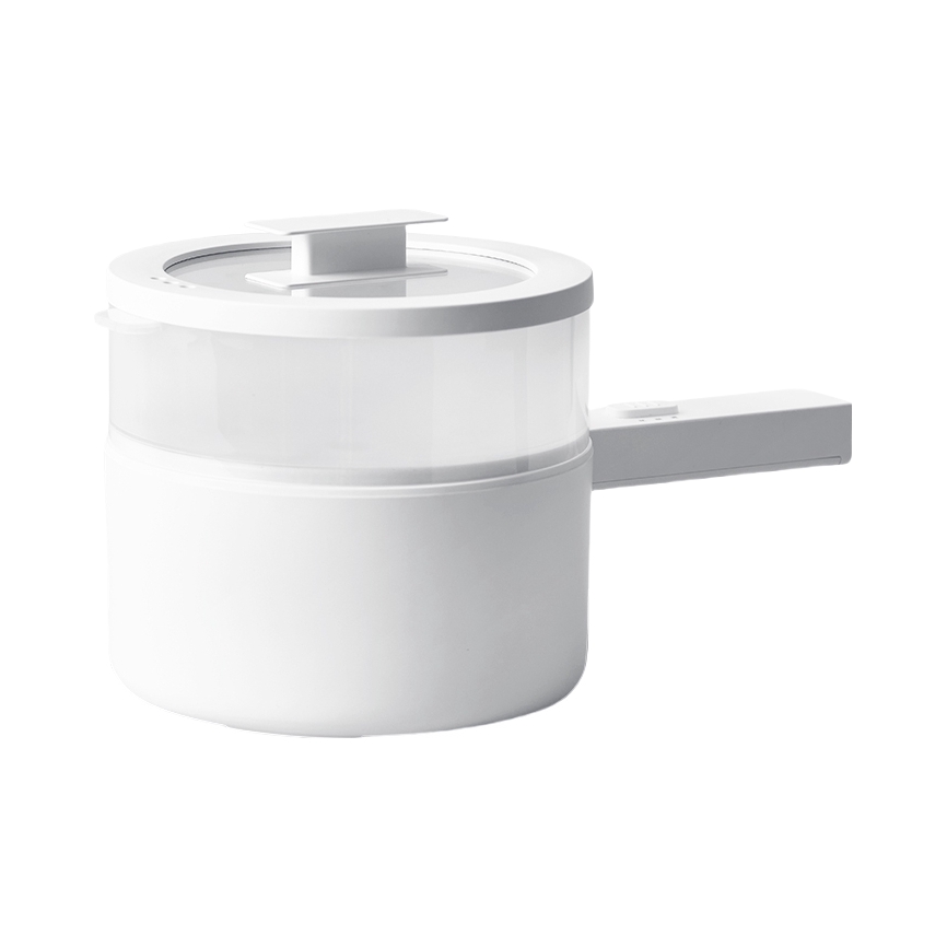 推荐商品：Olayks/欧莱克 OLK-01-01 多功能锅 1.5L 二档调节 上蒸下煮 煎蒸炖炒 机械款 煮面 保温防烫 宿舍