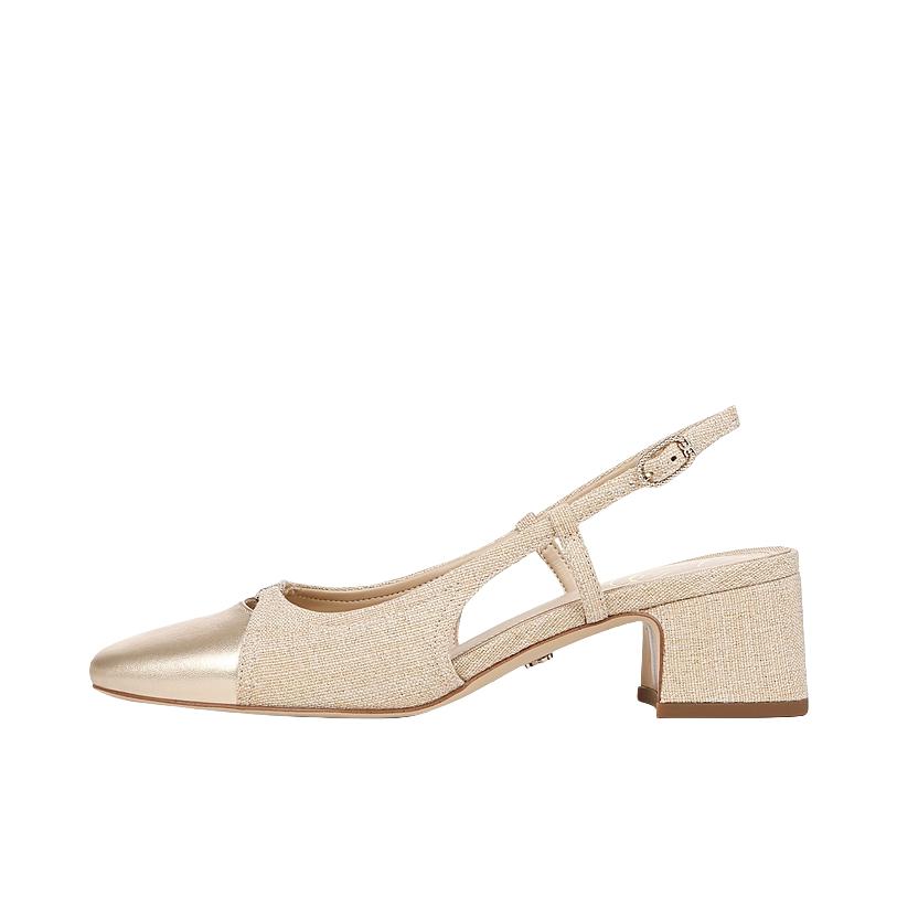 推荐商品：Sam Edelman 时尚简约 凉鞋 I2694L1900 金色/浅亚麻色