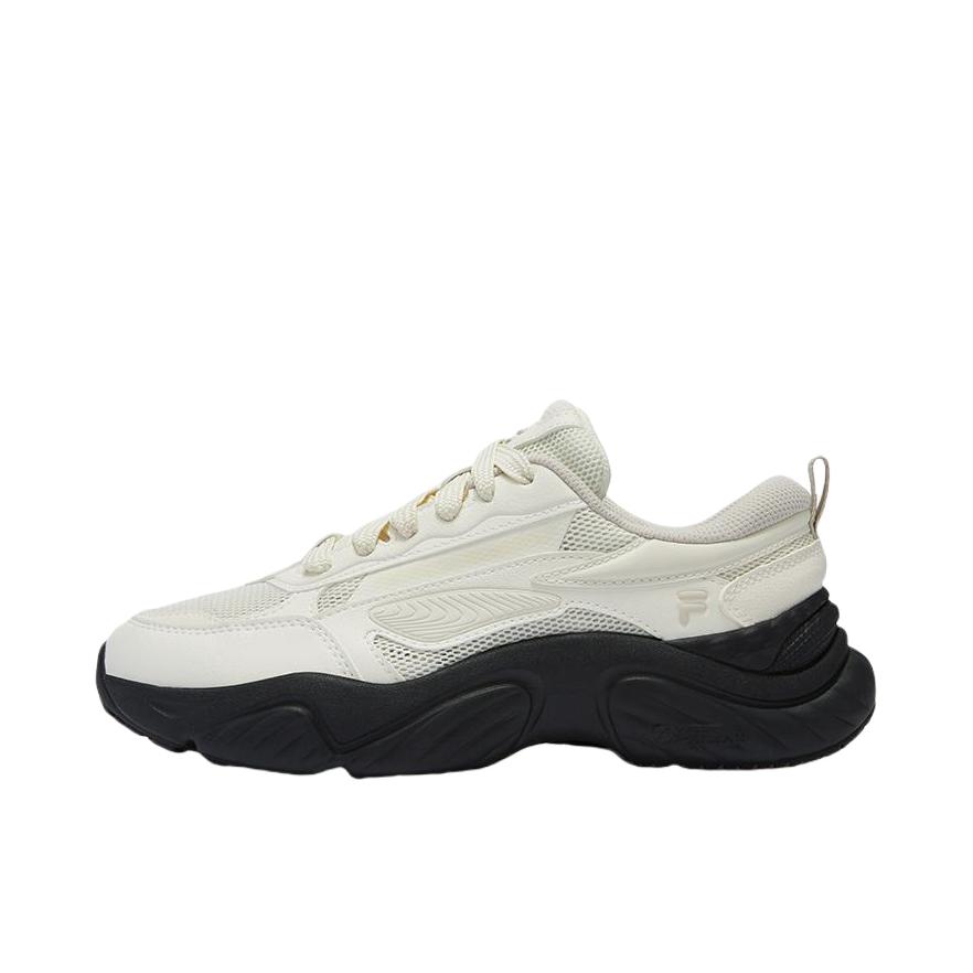 推荐商品：FILA/斐乐 Conch DX 运动休闲 软底系带 运动休闲鞋 T12W421501F 奶白色/朴灰色