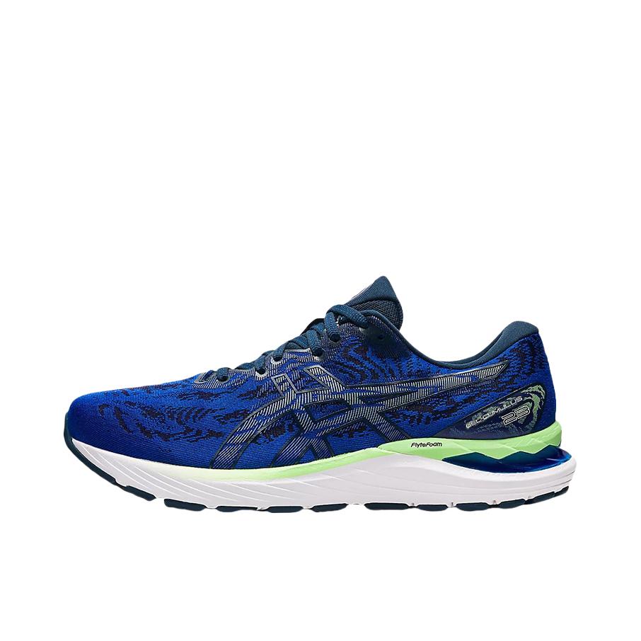 推荐商品：Asics/亚瑟士 Gel-Cumulus 23 跑鞋 缓震回弹防滑耐磨舒适透气织物轻便圆头 海洋蓝