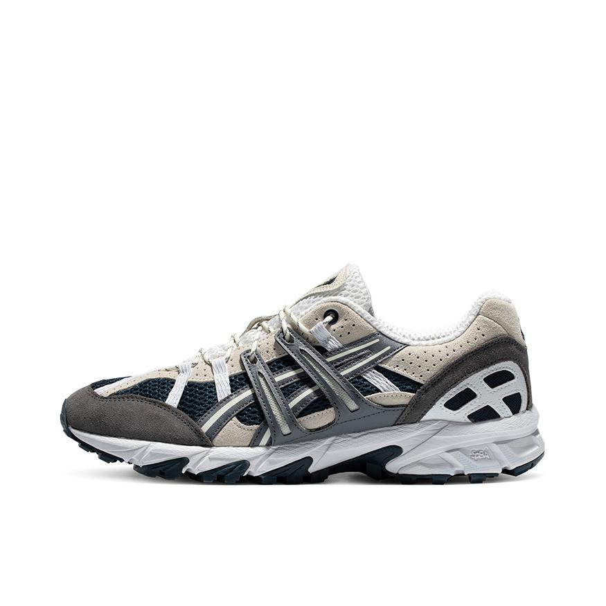 推荐商品：Asics/亚瑟士 Gel-Sonoma 15-50 跑鞋 舒适缓震轻便透气合成革经典复古时尚百搭织物回弹 灰色/棕色