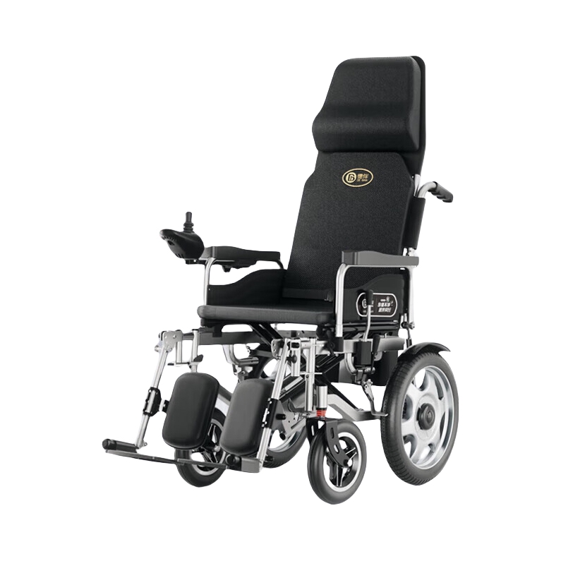 推荐商品：德伴 轻便高靠背折叠款 电动轮椅 6401 折叠轻便智能全自动