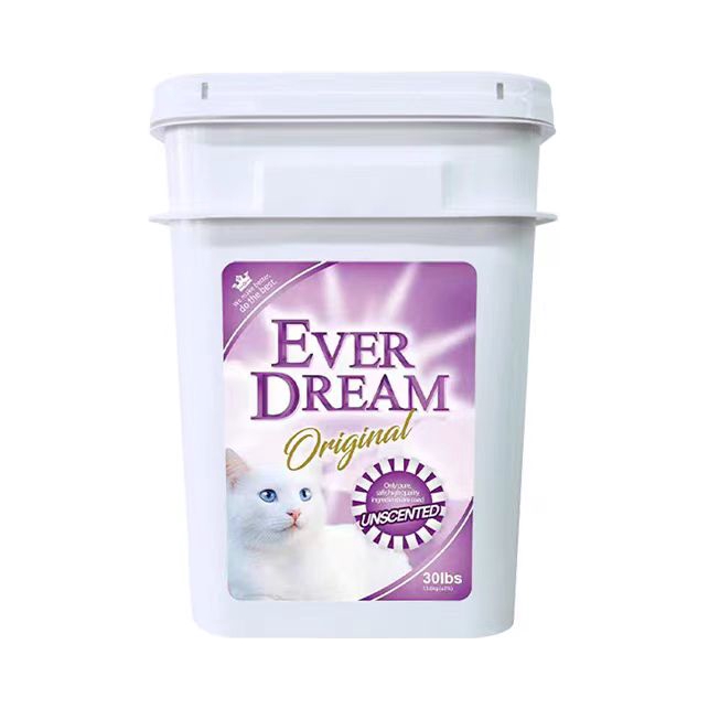 推荐商品：EverDream/蓝梦 纳基矿砂紫梦桶装猫砂抑菌除臭