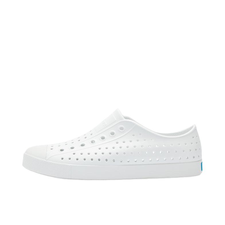 推荐商品：native shoes 潮流舒适 百搭 轻便透气 一脚蹬 溯溪鞋 凉鞋 11100100 白色 