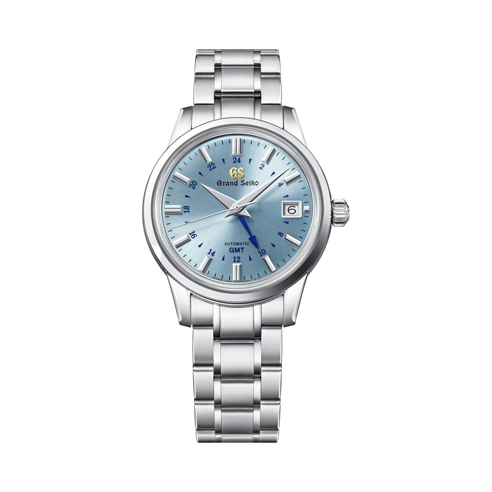 推荐商品：GrandSeiko/冠蓝狮 碧空映辉不锈钢表带机械男士手表