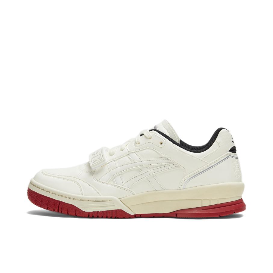 推荐商品：Asics/亚瑟士 Gel-SpotLyte 防滑耐磨 经典复古 休闲潮流 运动 合成革 板鞋 白色/红色