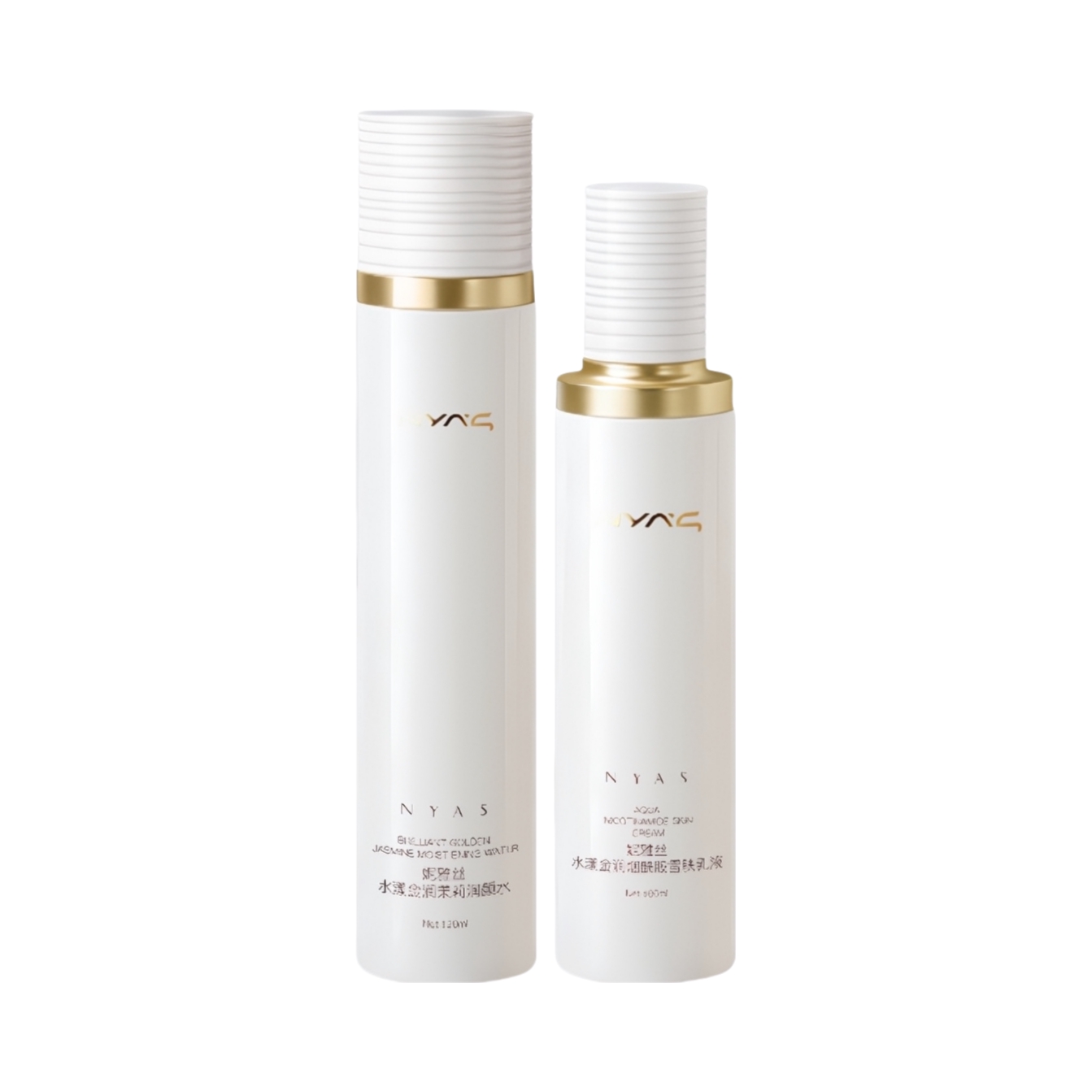 推荐商品：NYAS/妮雅丝 水漾金润茉莉花水乳护肤套装