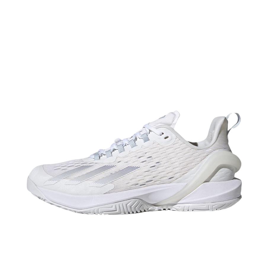 推荐商品：adidas adizero Cybersonic 防滑 耐磨 缓震 透气 织物 网球鞋 女款/白色
