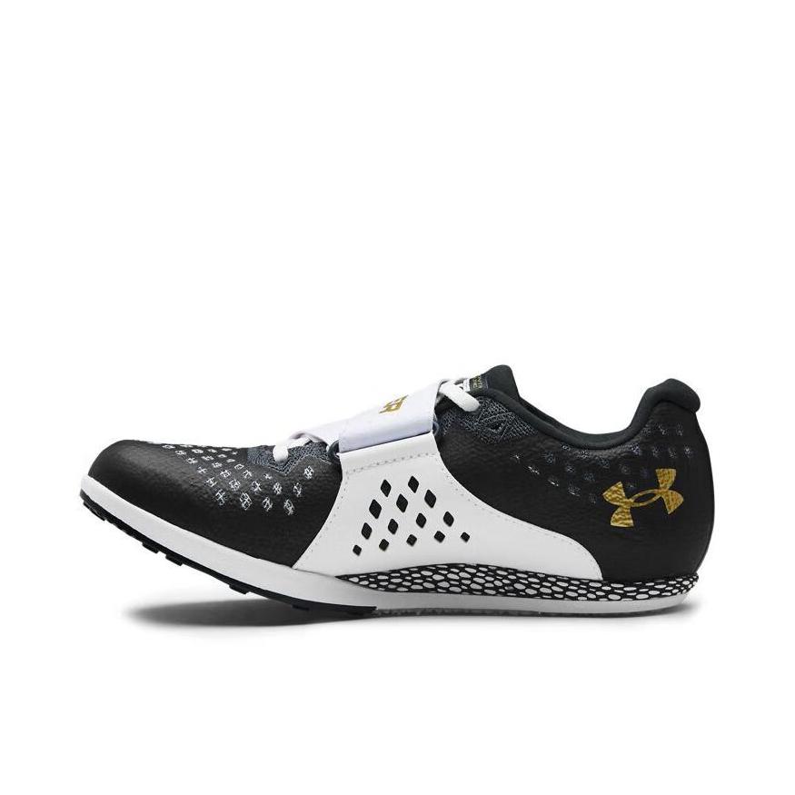推荐商品：Under Armour/安德玛 Hovr Skyline 休闲运动 轻质耐磨 舒适透气 缓震 跳远 田径 训练鞋 黑色/白色