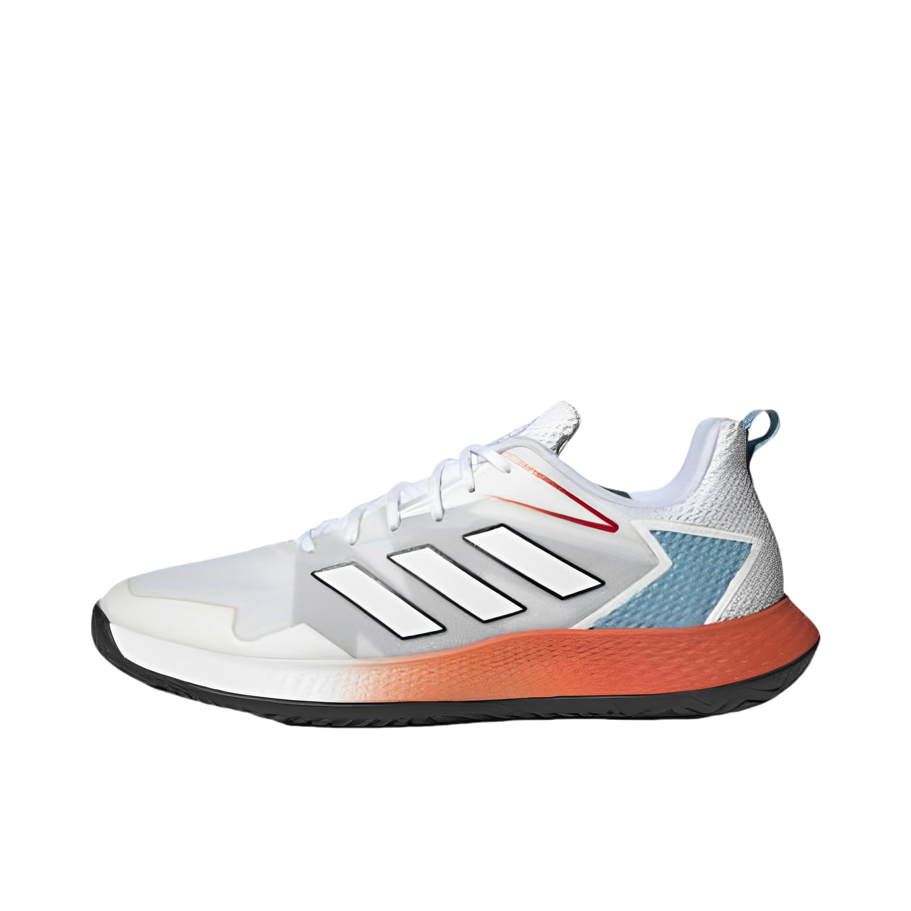 推荐商品：adidas Defiant Speed 防滑 耐磨 缓震 舒适 透气 网球鞋 灰色/橙色
