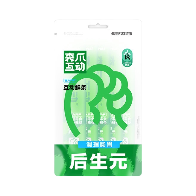 推荐商品：森爪互动 互动零食猫鲜条明目美毛护肠胃增强免疫体态管理