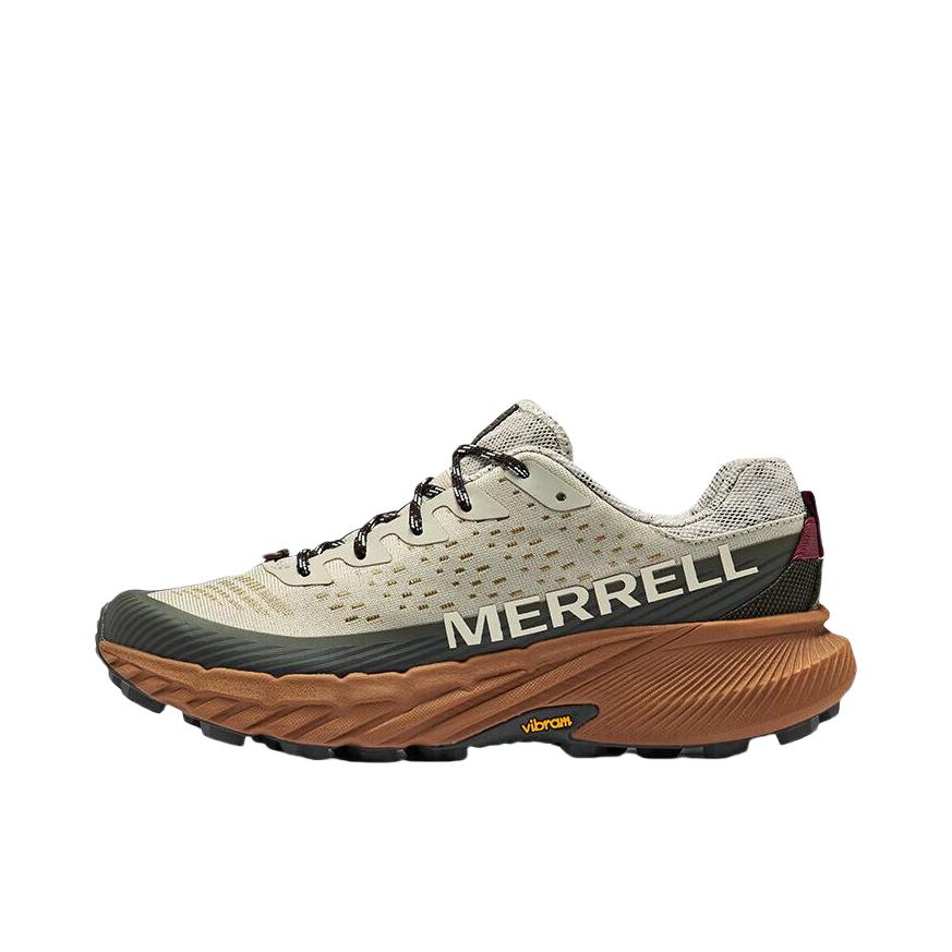 推荐商品：Merrell/迈乐 AGILITY PEAK 5 蜂鸟 防滑耐磨 抓地减震 轻量透气 登山 贴合 防水 户外鞋 徒步鞋  米色/绿色