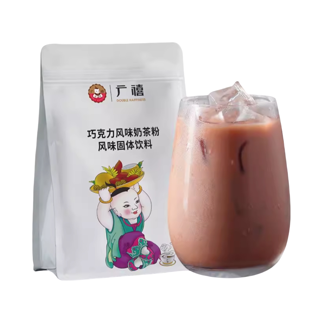 推荐商品：广禧 奶茶粉 1000g 袋装 巧克力