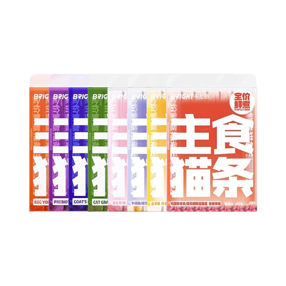 推荐商品：布兰德 鲜煮主食猫条猫咪零食营养增肥发腮无诱食剂防掉毛