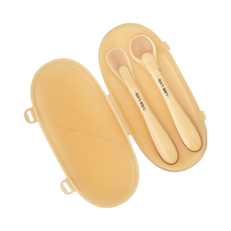 推荐商品：贝因美 硅胶新生婴儿童餐具勺子