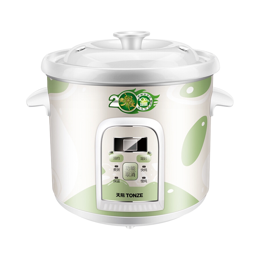 推荐商品：TONZE/天际 2L 电炖锅 陶瓷内胆 预约定时 DGD20-20CZ