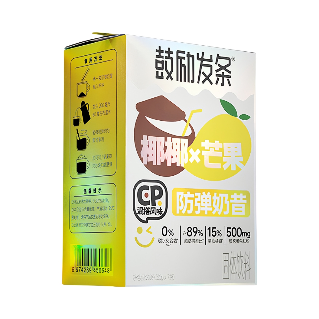 推荐商品：鼓励发条 防弹奶昔 210g 盒装 耶耶芒果