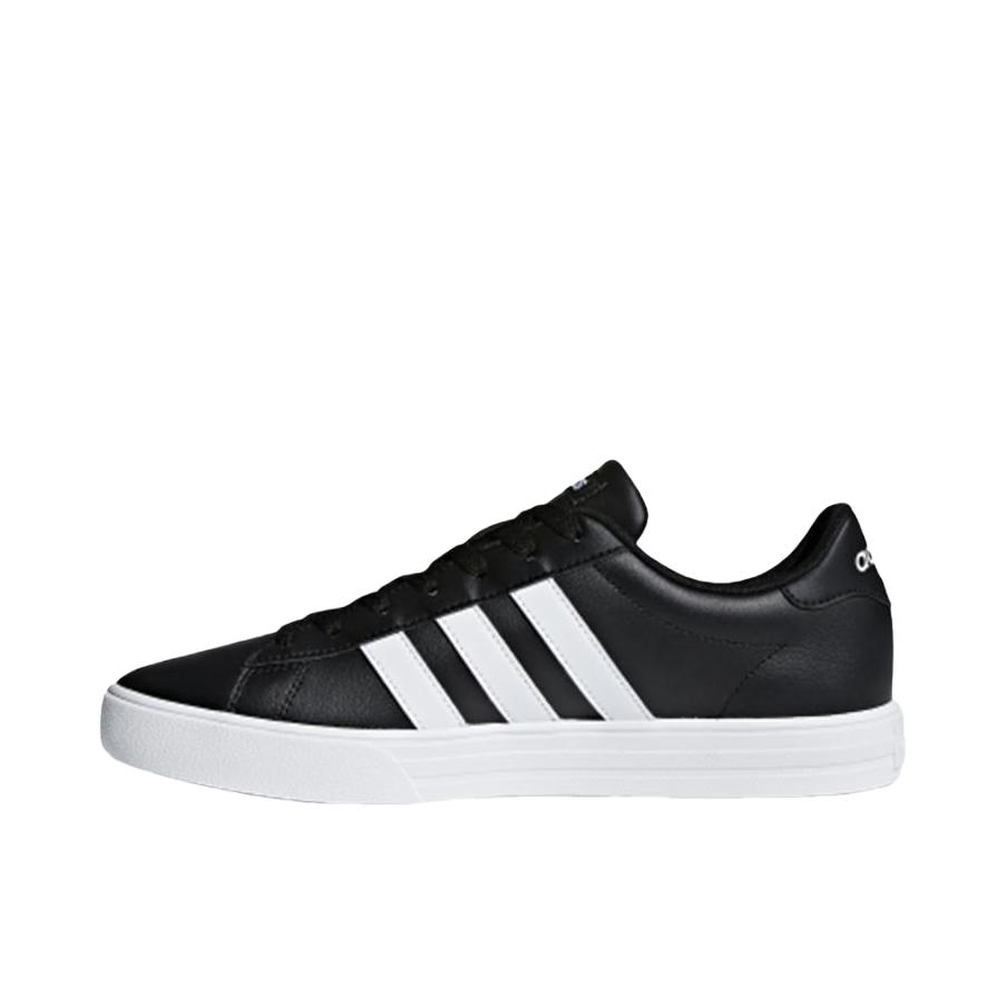 推荐商品：adidas neo Daily 2.0 板鞋 三条纹防滑耐磨休闲运动缓震透气轻便复古 Black/White 黑色