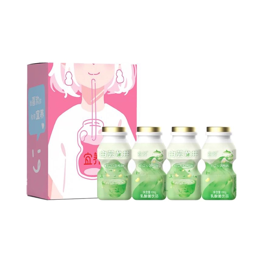 推荐商品：宜养 白芸豆龙井100g 乳酸菌饮品 瓶装