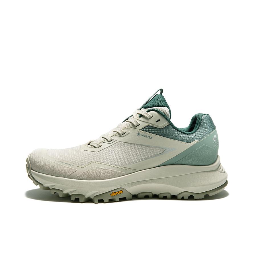 推荐商品：Kailas/凯乐石  括苍 GTX  防水耐磨 防滑减震 回弹止滑 网布透气 跑山型 抓地 百搭 运动  徒步鞋 登山鞋 女款/白色/绿色