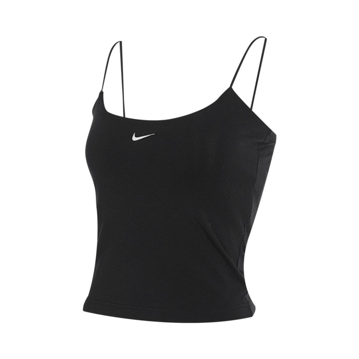 推荐商品：Nike/耐克  纯色无袖修身透气吊带 女装 FN3686 黑/帆白