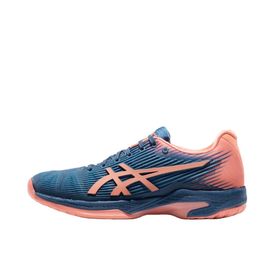 推荐商品：Asics/亚瑟士 Solution Speed FF 防滑耐磨 舒适减震 透气 百搭 织物 合成革 网球鞋 女款/蓝色/红色