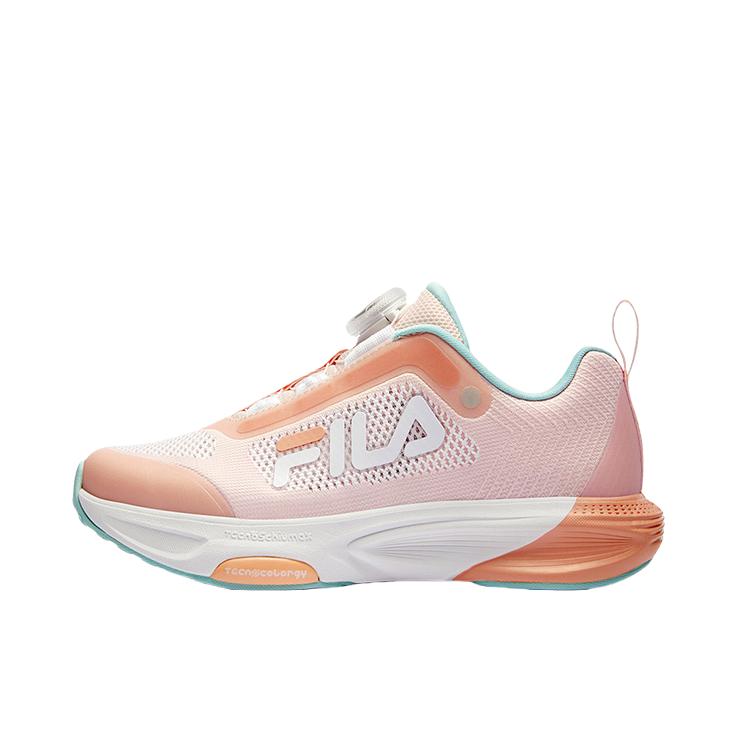推荐商品：FILA/斐乐 NEON 3 彩弹鞋 运动鞋儿童 BOA旋钮减震回弹体训耐磨防滑 大童/蚌珠粉