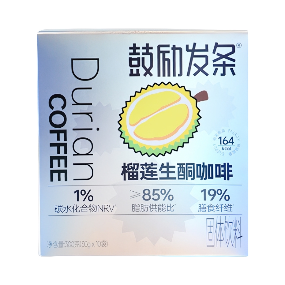 推荐商品：鼓励发条 生酮咖啡 300g 盒装 榴莲