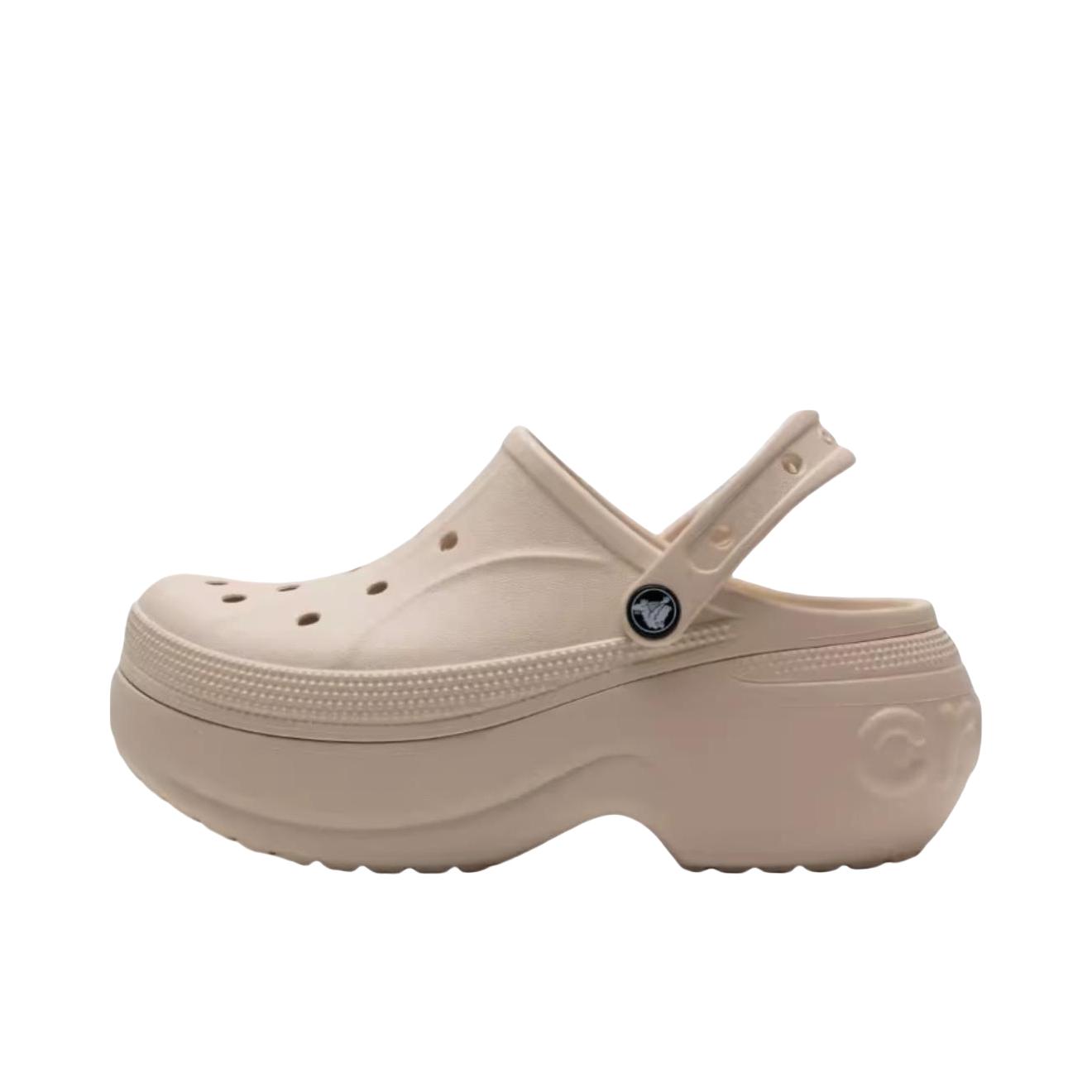 推荐商品：Crocs/卡骆驰 Bella Clog 贝拉 防滑耐磨 舒适透气 百搭简约 一脚蹬 包头 户外 增高 圆头 防磨 沙滩 洞洞鞋 凉鞋 冬日白