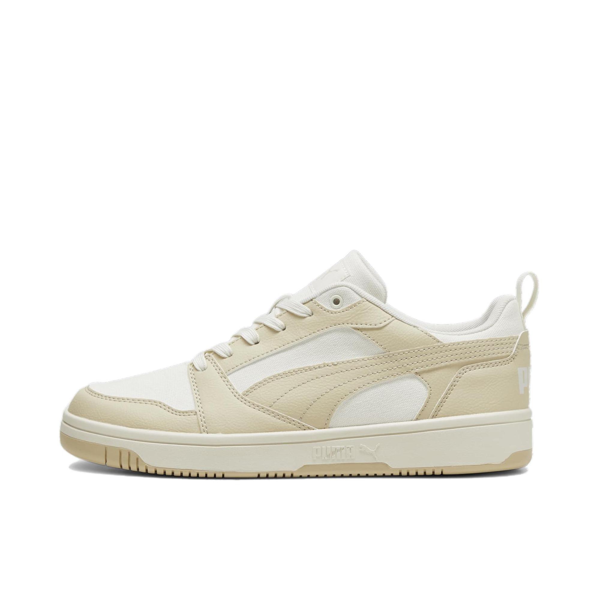 推荐商品：Puma/彪马 Rebound V6 小白鞋 板鞋 防滑耐磨舒适透气轻便复古百搭薄底耐穿篮球风 米色/白色